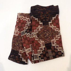 Free People Knit Aztec Bohemian Leggings